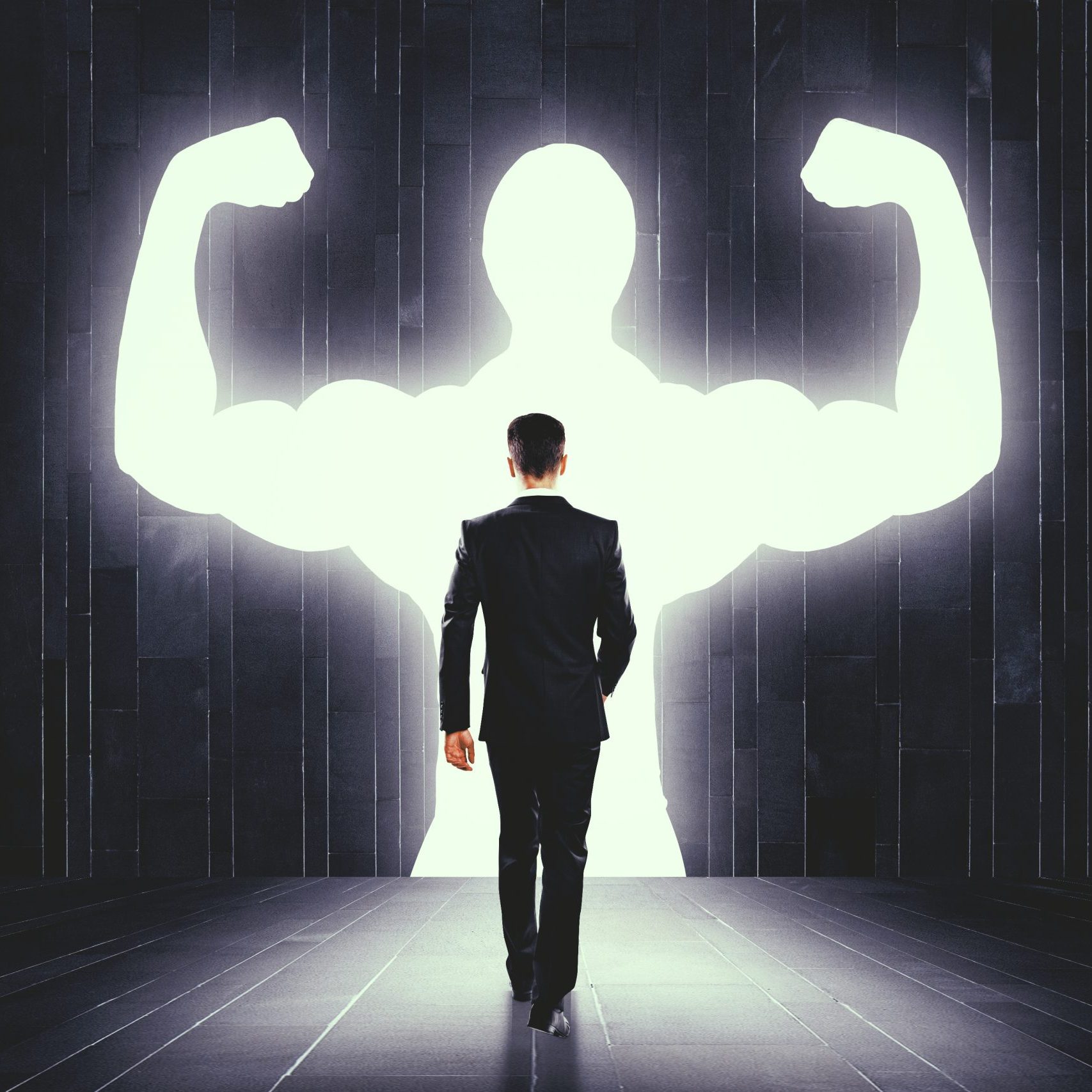 Confidence and development concept