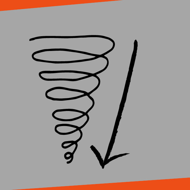 Надолна-спирала