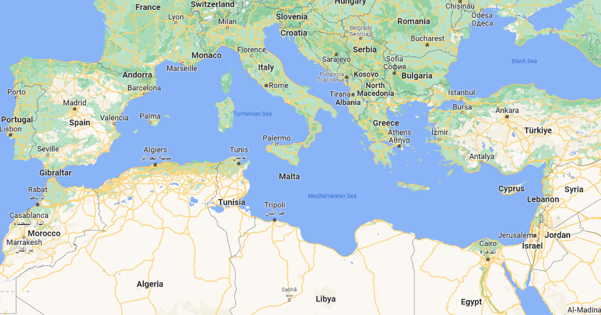Mediteranska oblast - mediteransko more - sredozemna oblast - sredozemno more