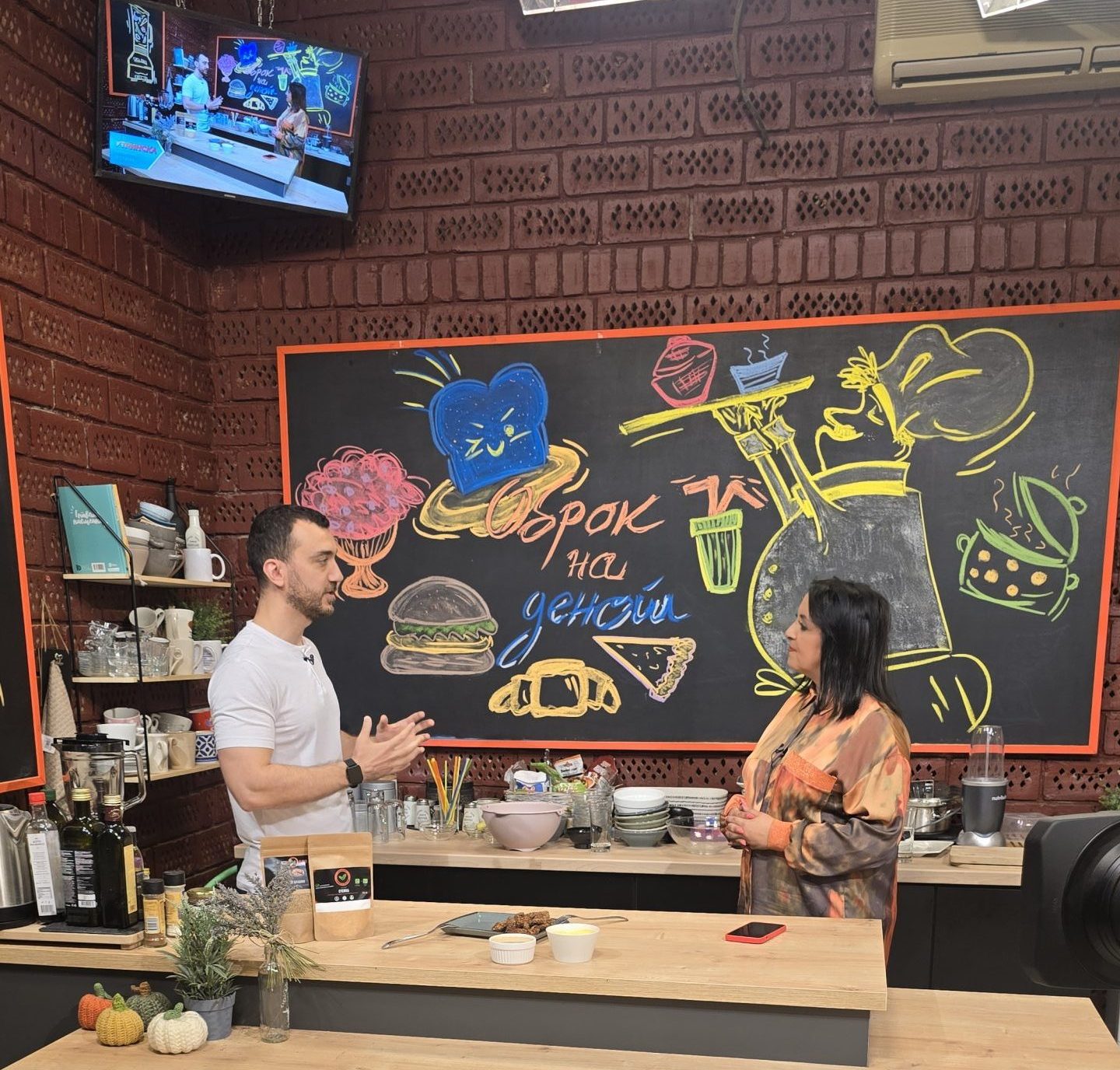 Дино Николиќ - гостување на утринска во ТВ Телма - Мускултура