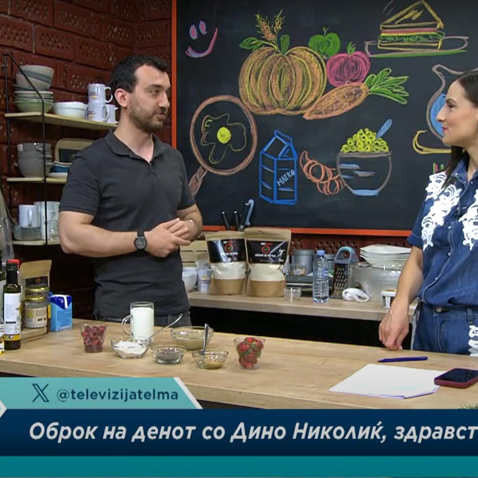 Utrinska na Telma – Dino Nikolikj – ketogena ishrana – keto chia puding