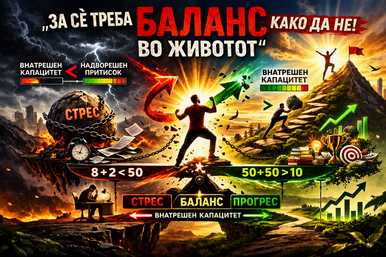 Стрес-стагнација-напредок